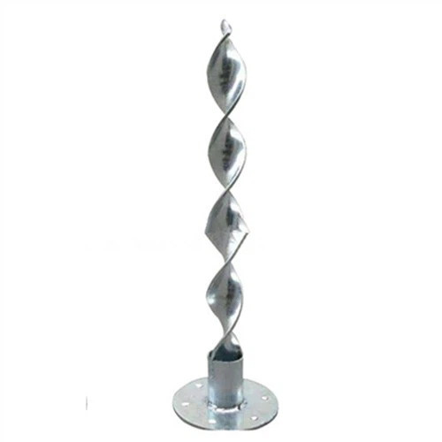 Âncora de aterramento com parafuso espiral